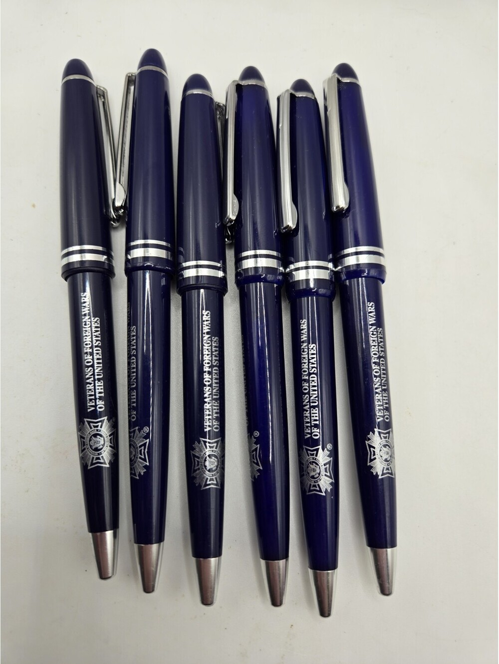 6 VFW Veterans of Foreign Wars USA Ballpoint Ink Pens Paralyzed Veterans America